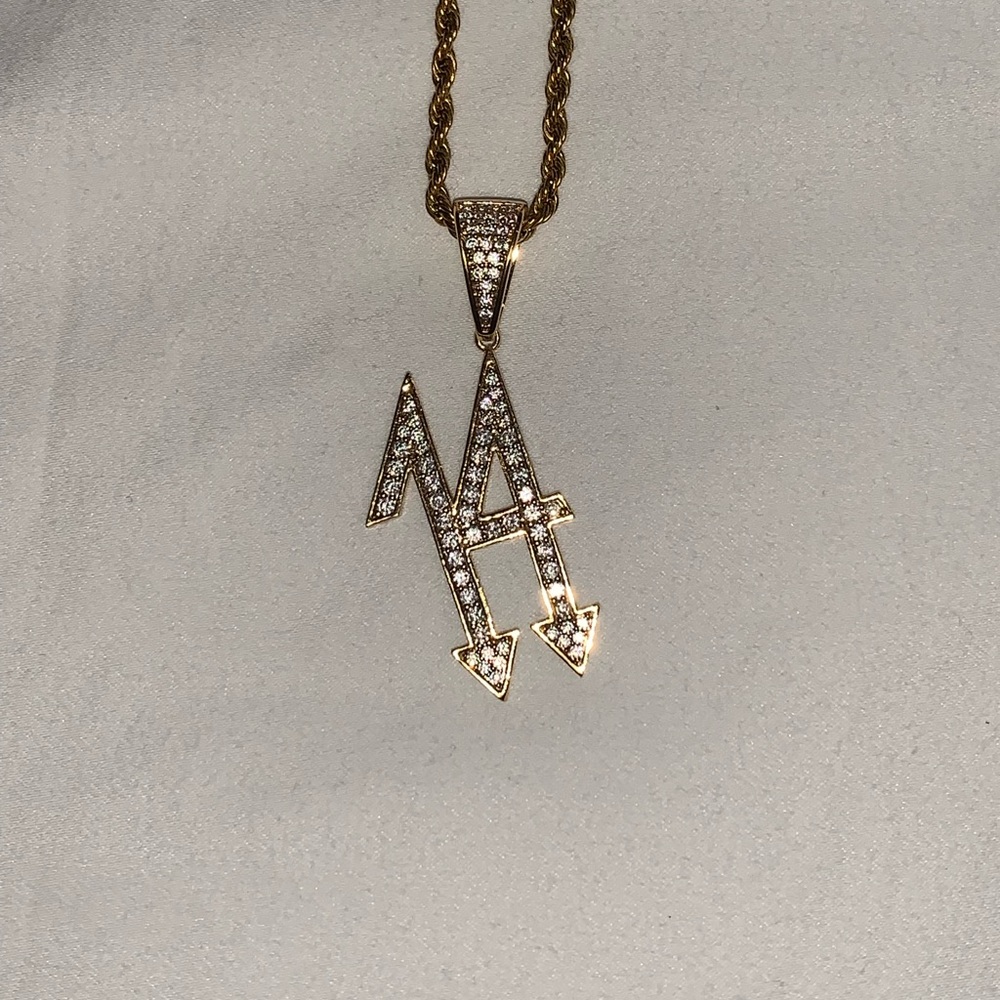 Trippie Redd Chain “14” Pendant w/ Chain
